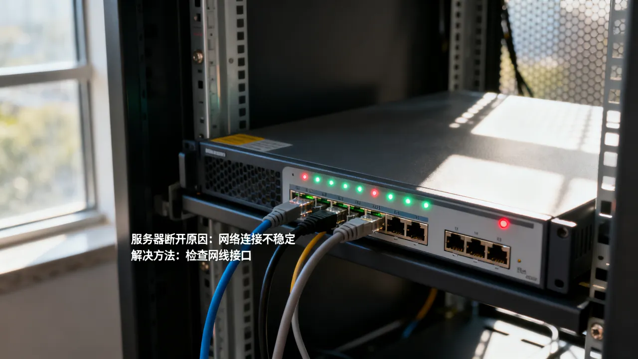 为什么服务器每次断开，服务器频繁掉线怎么解决？