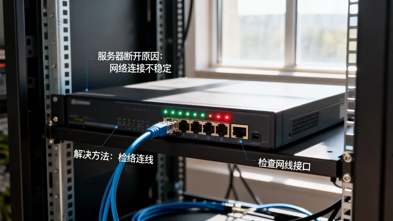 为什么服务器每次断开，服务器频繁掉线怎么解决？