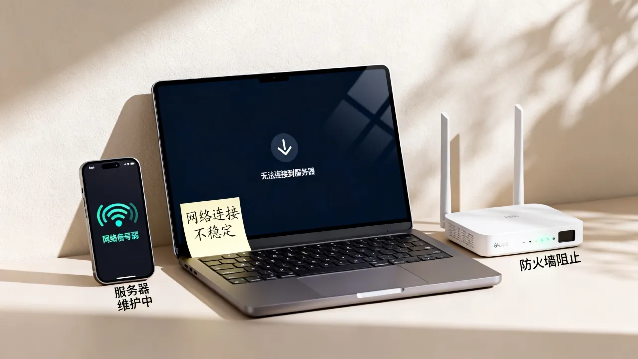 sw为什么无法连接到服务器，原因及快速解决方法