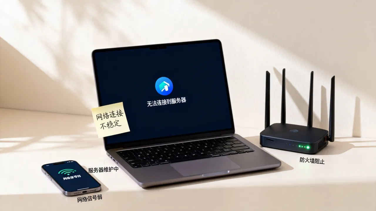 sw为什么无法连接到服务器，原因及快速解决方法