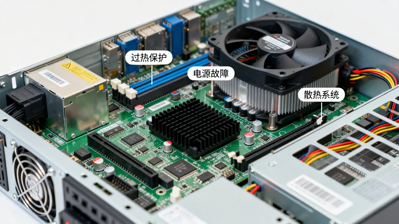 服务器为什么自己关机，服务器自动关机是什么原因