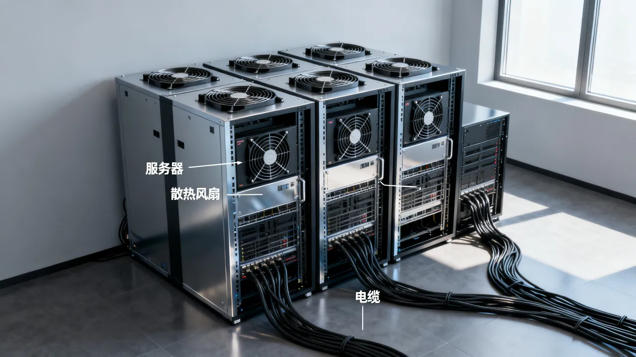 为什么服务器耗电厉害？服务器一天耗电多少度正常，机房电费计算方式