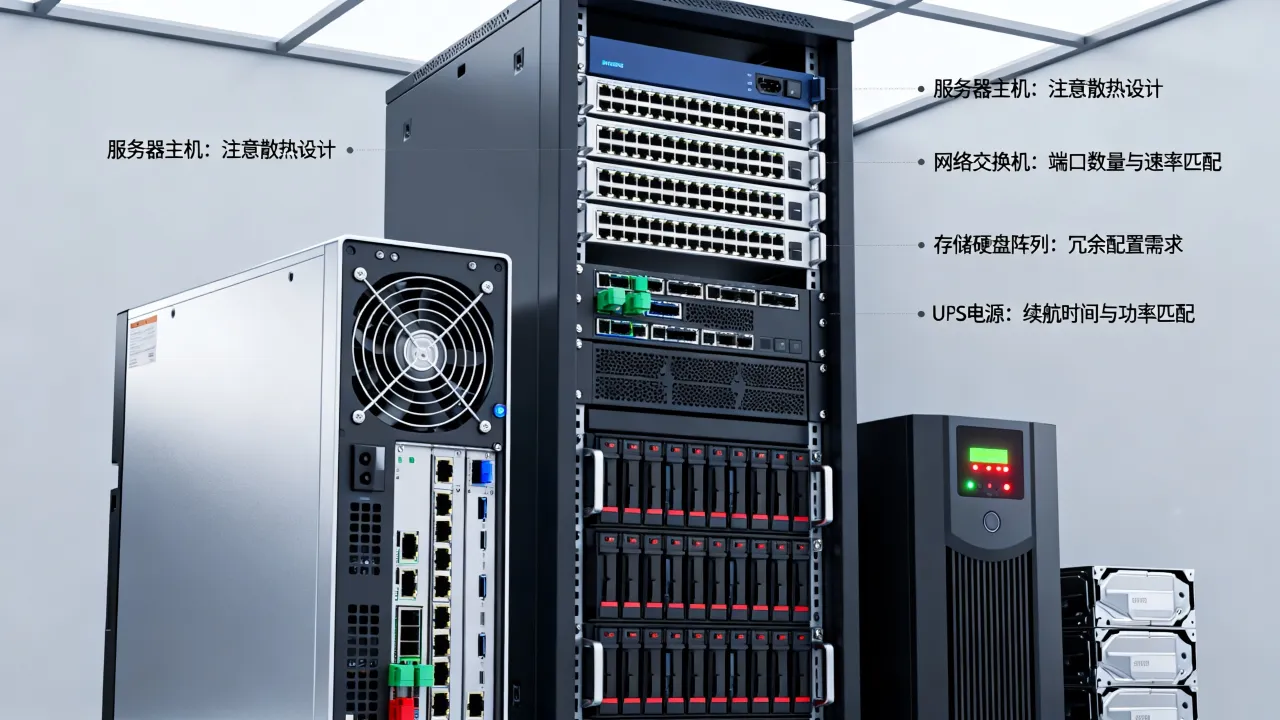 服务器运维硬件是哪些，主要包括哪些种类和选购注意事项