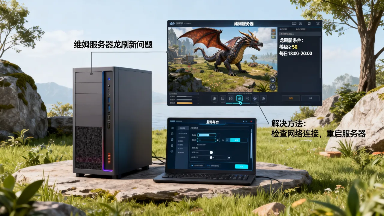维姆服务器为什么刷不出龙，龙刷新条件是什么，如何解决