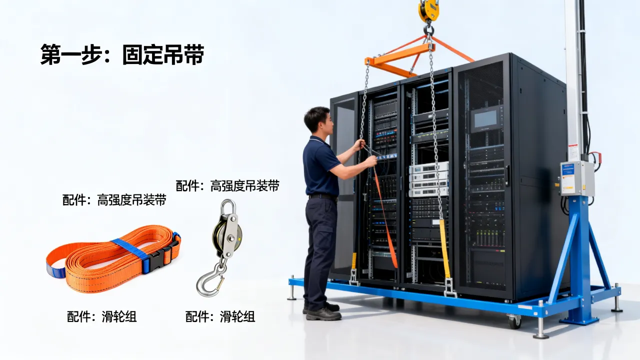 液冷服务器运维吊装怎么做？液冷服务器吊装配件有哪些？
