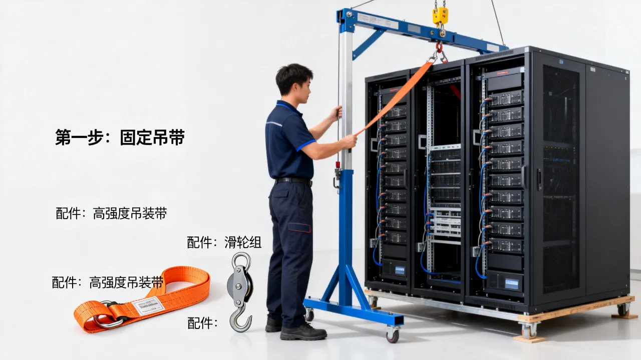液冷服务器运维吊装怎么做？液冷服务器吊装配件有哪些？