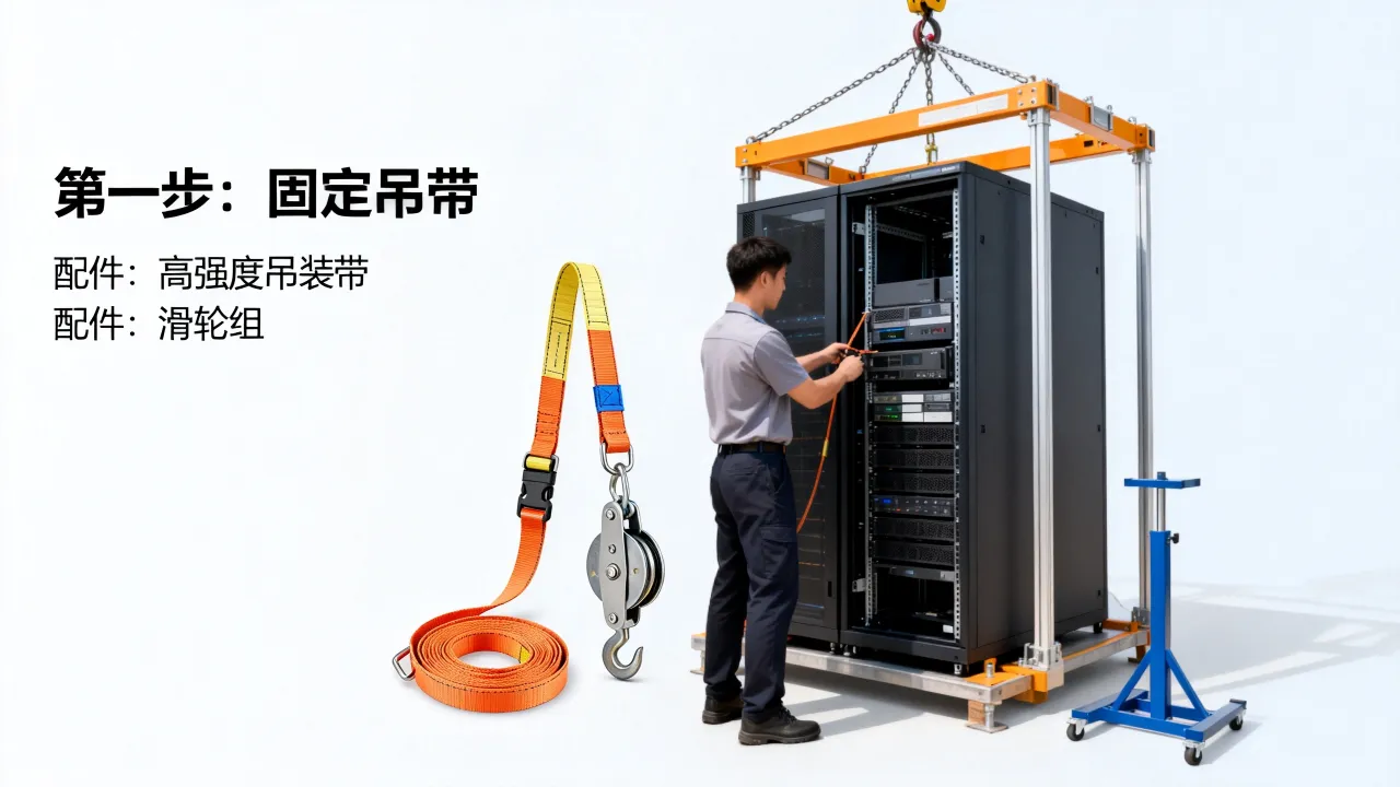 液冷服务器运维吊装怎么做？液冷服务器吊装配件有哪些？