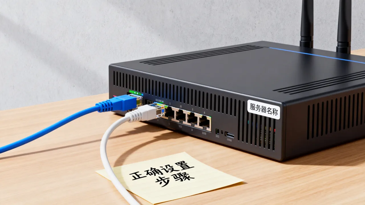 宽带线连接服务器名称是什么，如何正确设置？