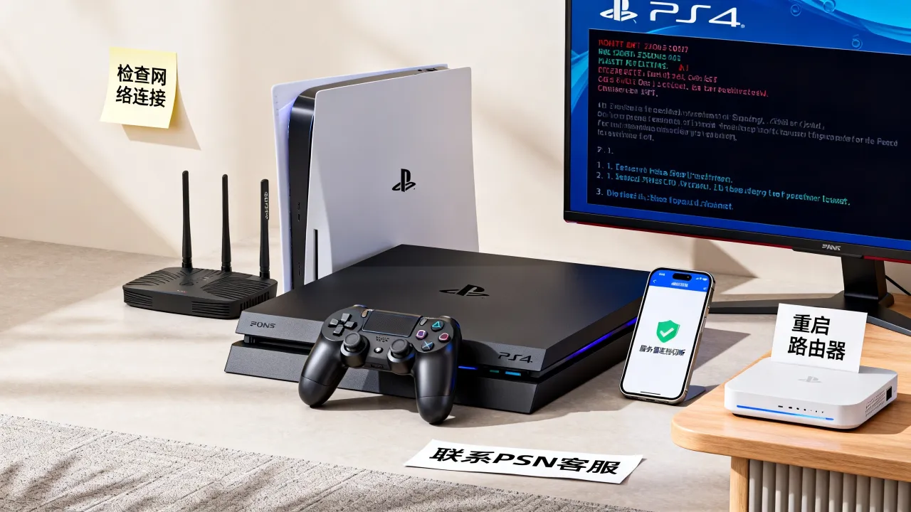 为什么PS4显示服务器连接切断，PS4服务器连接切断怎么办？