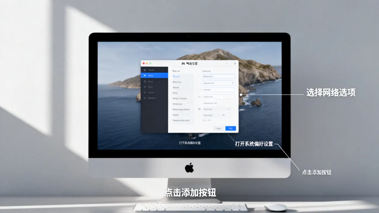 mac怎么连接添加宽带连接服务器地址,设置方法是什么? mac怎么连接添加宽带连接服务器地址,设置方法是什么?