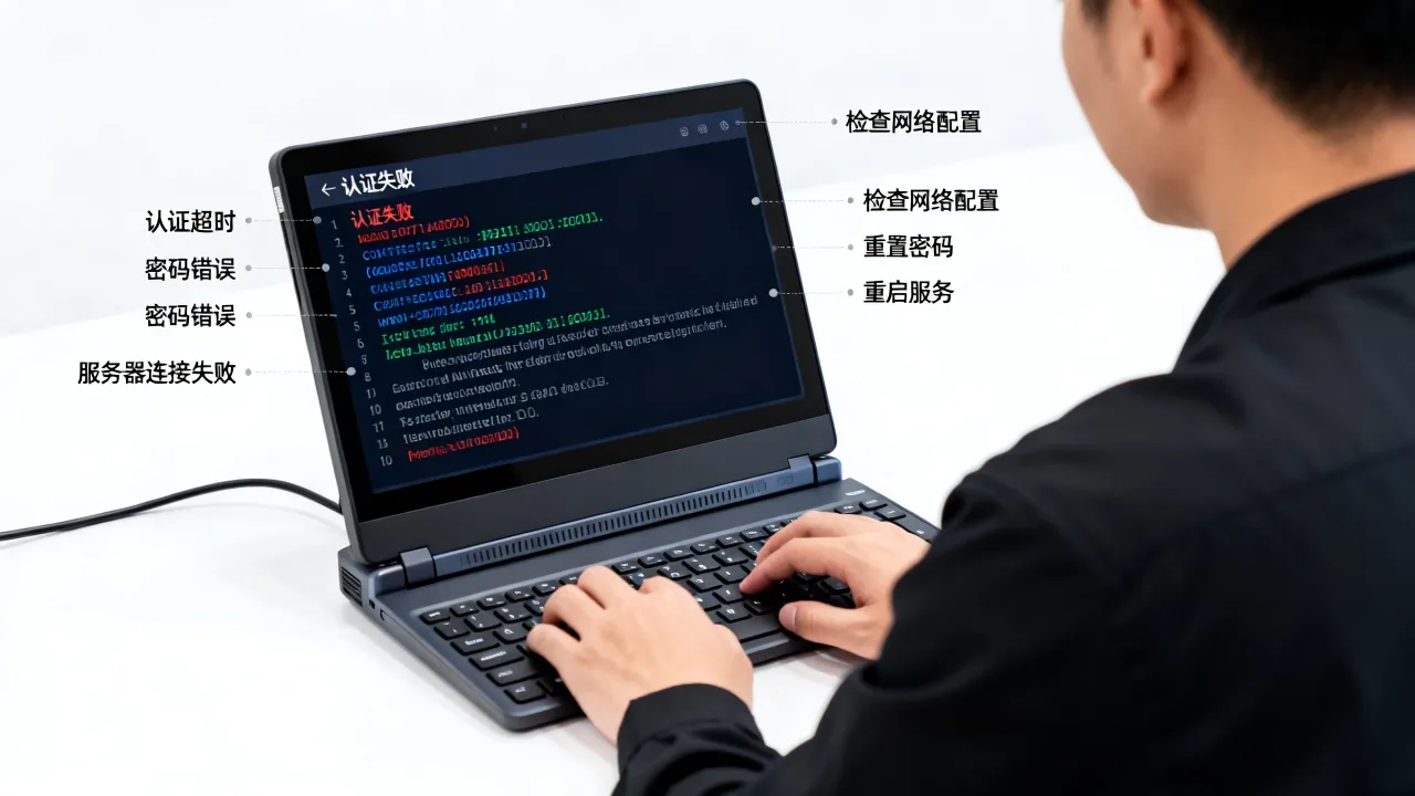 密码认证服务器运维认证失败是什么原因，怎么解决？
