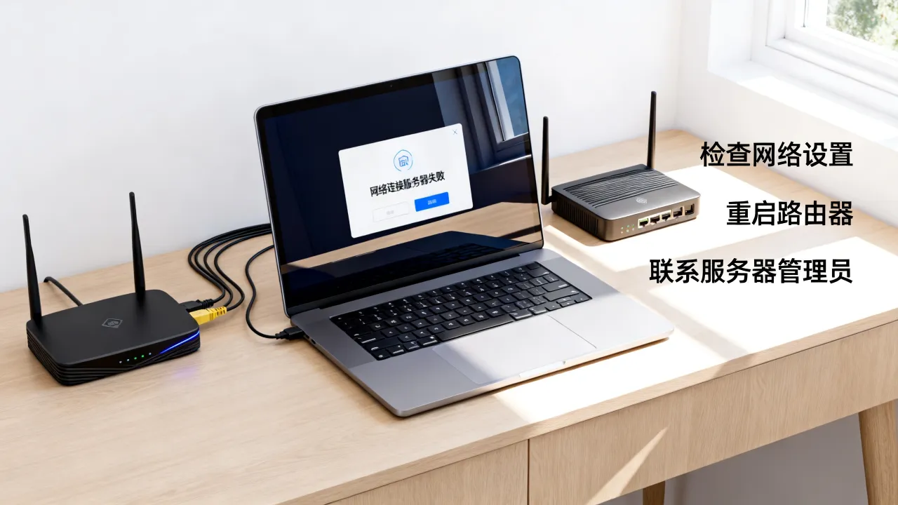 为什么有网络cs连接到服务器，网络连接服务器失败如何解决？