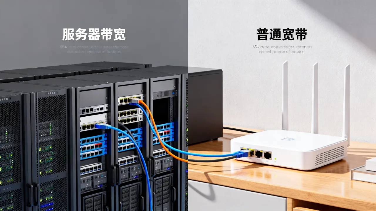 服务器带宽和普通宽带区别大吗，服务器带宽和普通宽带选哪个合适