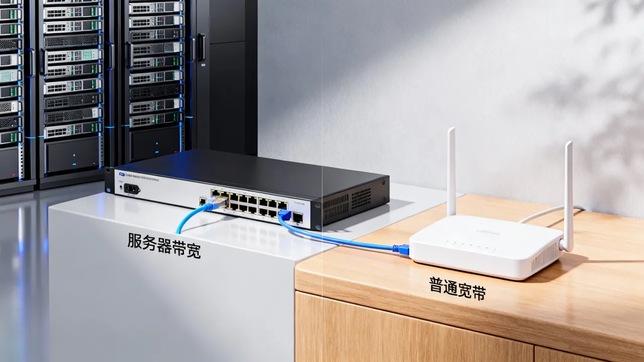 服务器带宽和普通宽带区别大吗，服务器带宽和普通宽带选哪个合适