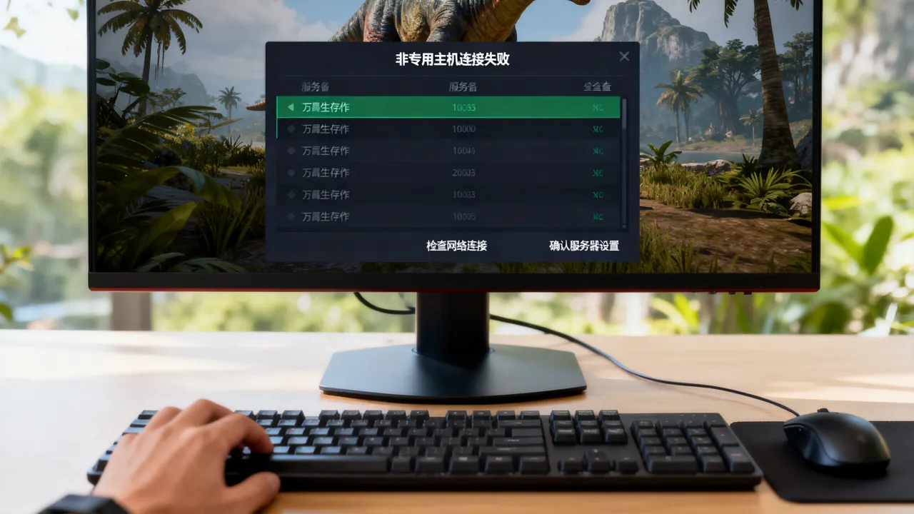 ark为什么不能进入非主机的服务器，方舟生存进化非专用主机无法加入怎么办