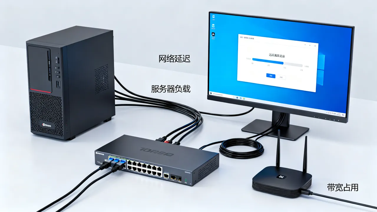 为什么远程服务器卡顿,远程桌面连接延迟高怎么解决? 为什么远程服务器卡顿,远程桌面连接延迟高怎么解决?