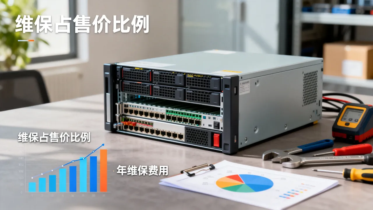 服务器维保占售价比例多少合理，服务器维保费用一年多少钱？