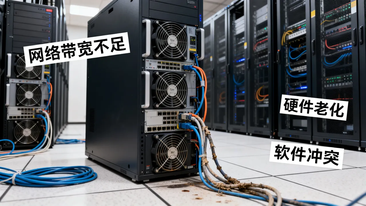 服务器为什么那么卡，服务器卡顿是什么原因引起的