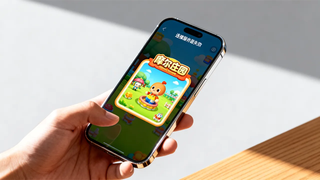 为什么摩尔庄园服务器一直连接不上，是什么原因