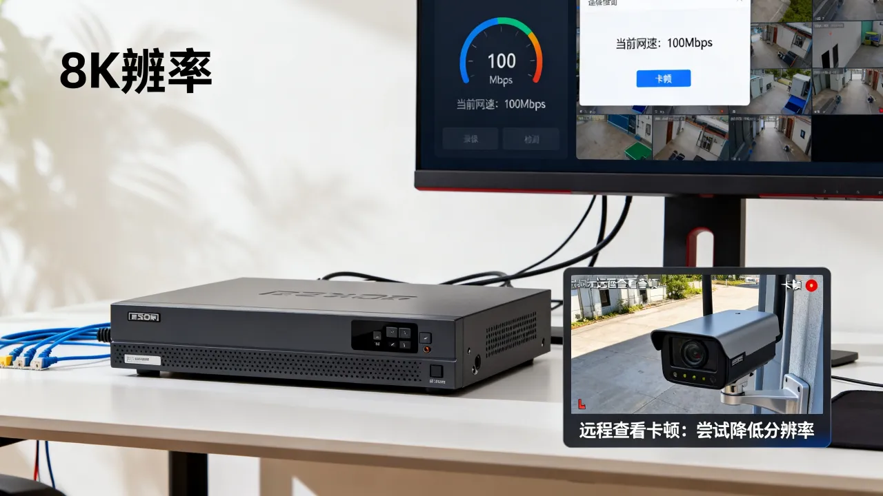 录像服务器怎样看网速，监控录像机远程查看卡顿怎么办