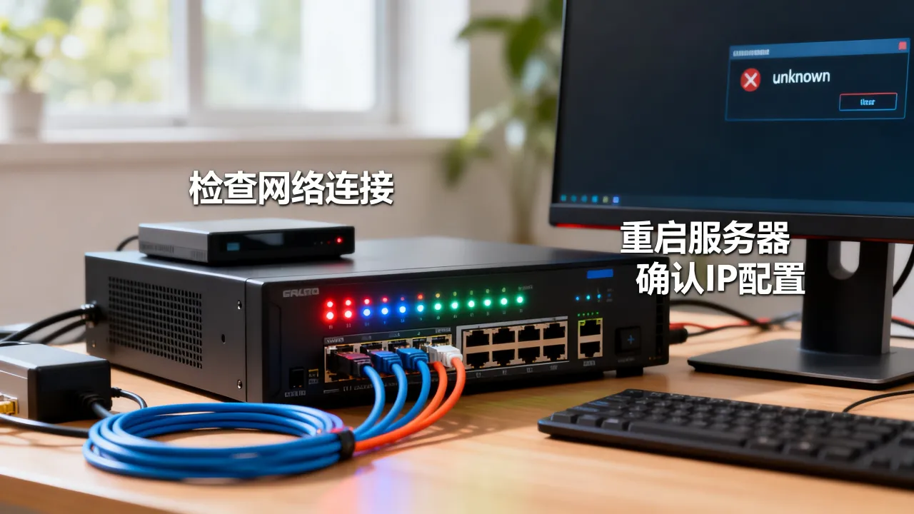 为什么服务器显示unknown，unknown怎么解决？