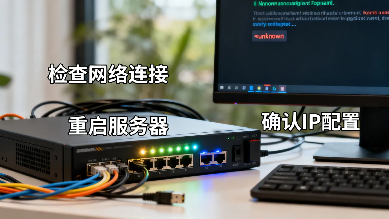 为什么服务器显示unknown，unknown怎么解决？