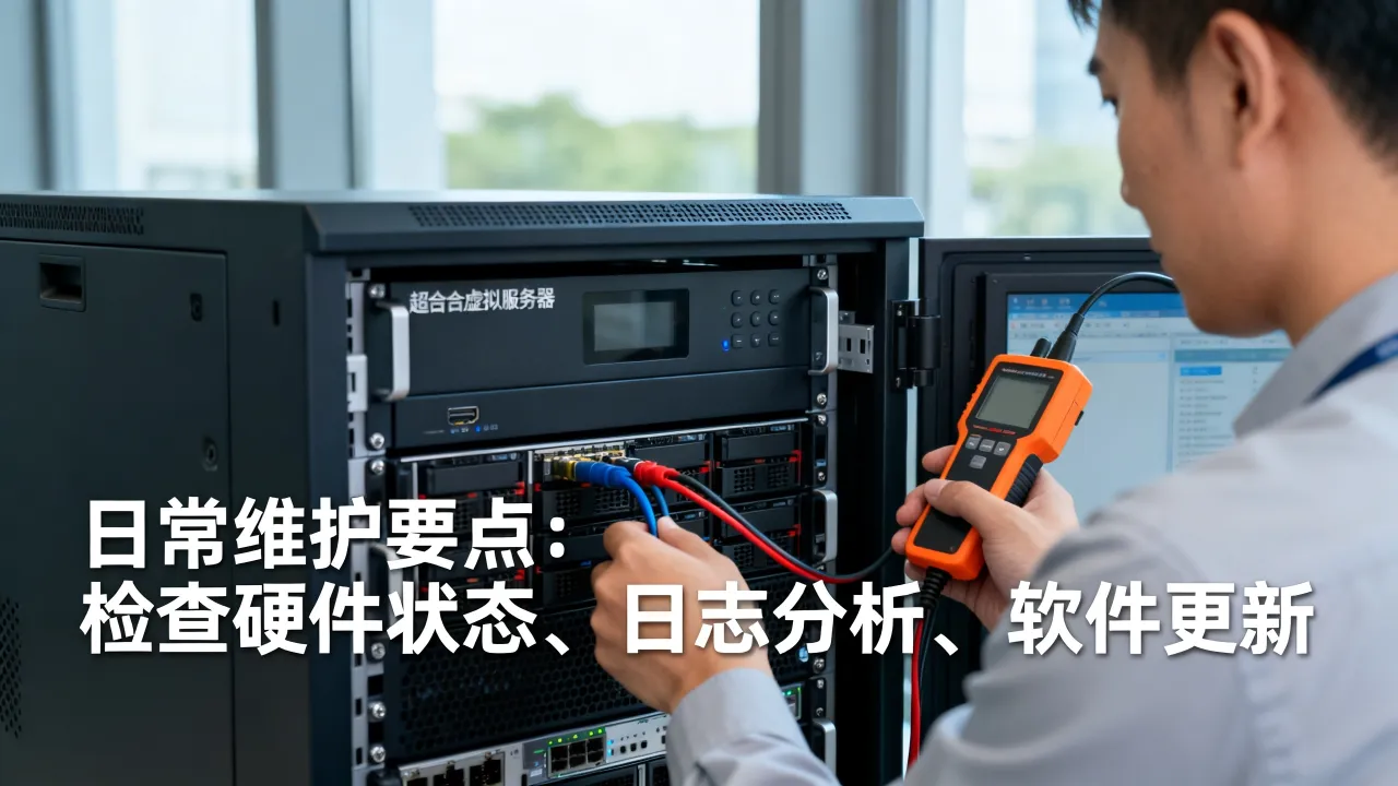 超融合虚拟服务器运维怎么做，超融合服务器日常维护有哪些要点？