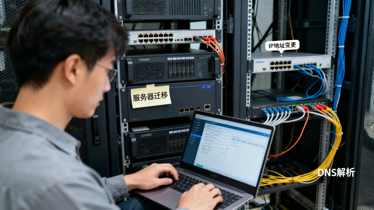 服务器迁移为什么IP地址会变，IP变了怎么不影响网站访问