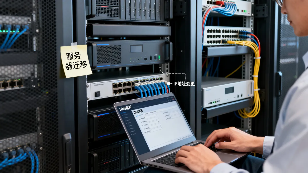 服务器迁移为什么IP地址会变，IP变了怎么不影响网站访问