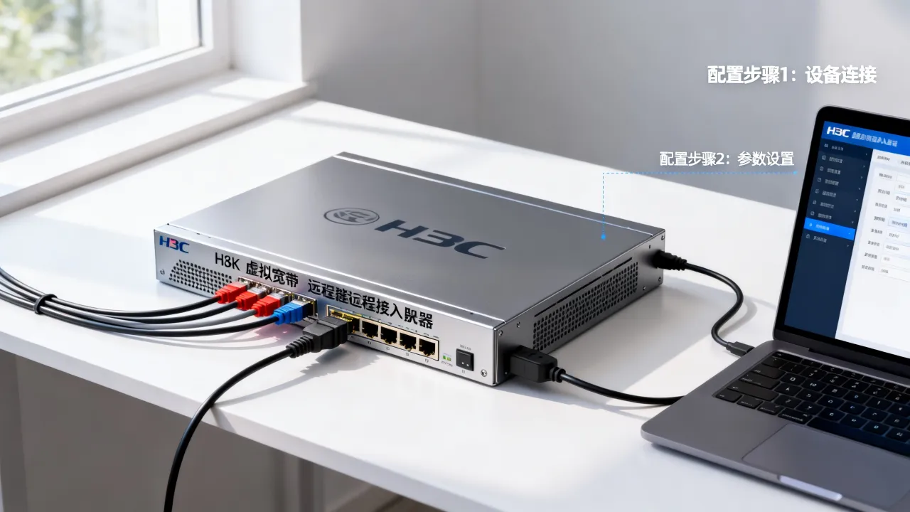 h3c虚拟宽带远程接入服务器怎么配置？，h3c虚拟宽带远程接入服务器配置方法