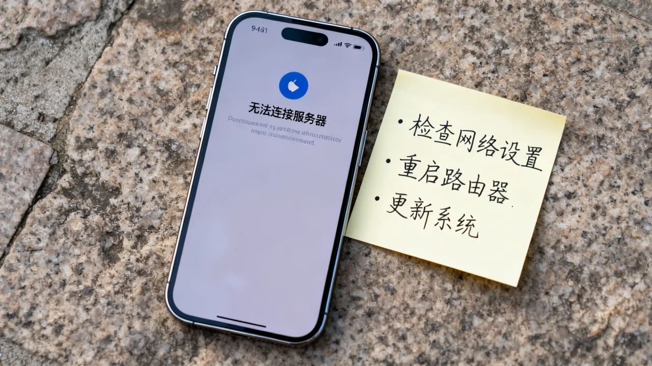 为什么苹果app显示无法连接服务器出错，苹果手机无法连接服务器怎么解决