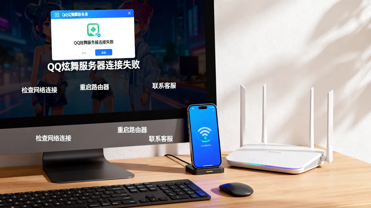 为什么qq炫舞服务器连接失败，连接失败怎么解决