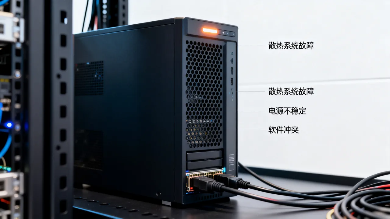服务器为什么老是关机，服务器频繁自动关机是什么原因