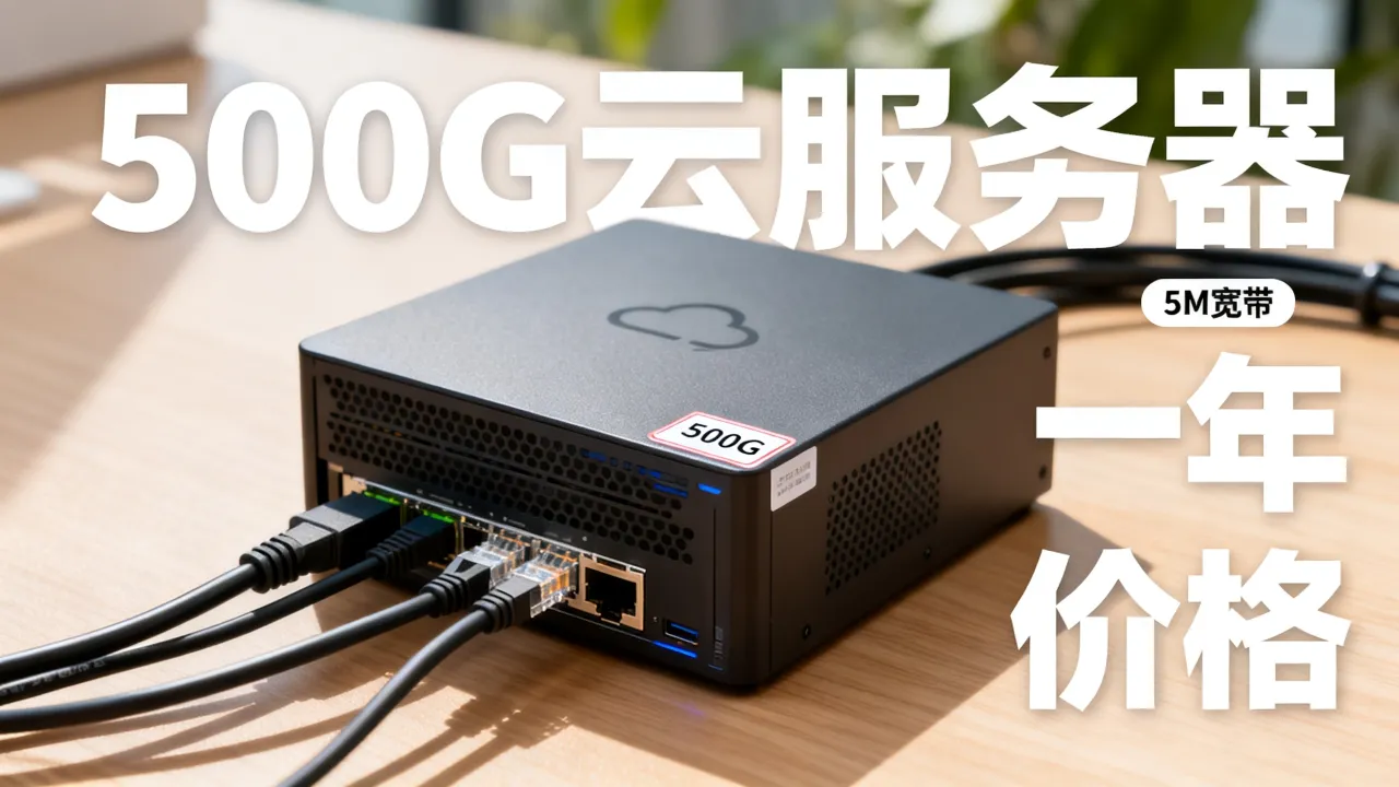 云服务器500g 5m宽带多少钱？5M带宽云服务器一年价格？