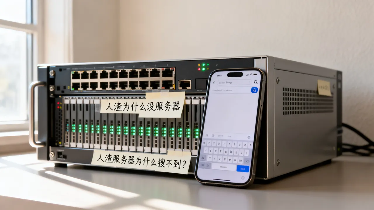 人渣为什么没服务器，人渣服务器为什么搜不到？