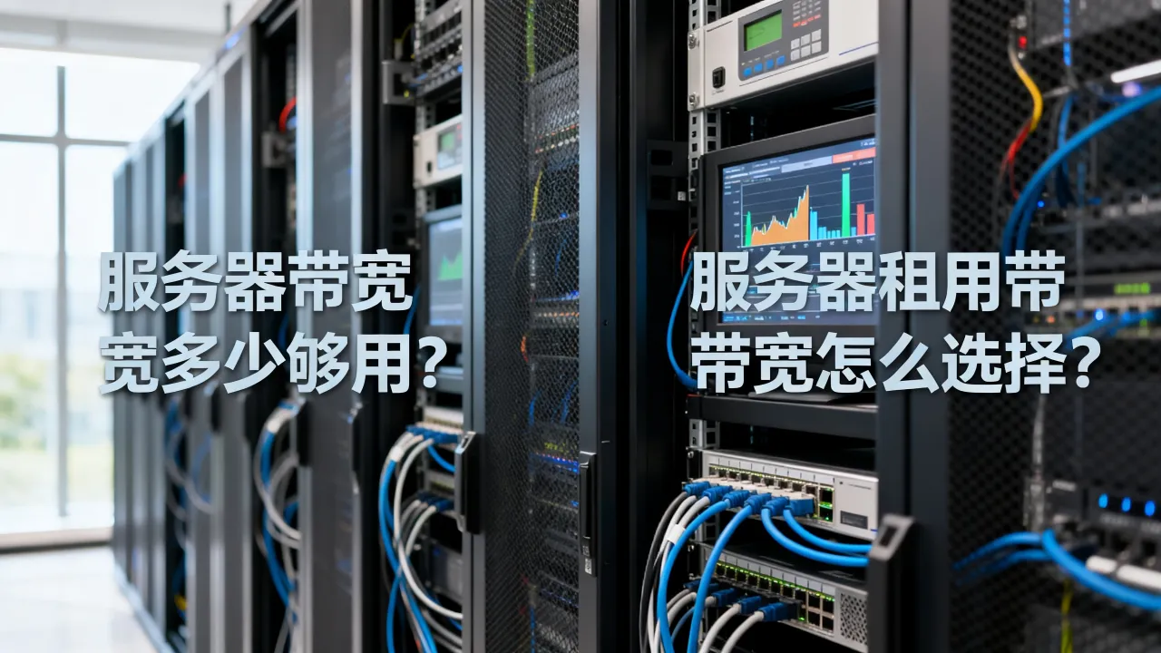 服务器带宽多少够用？服务器租用带宽怎么选择？