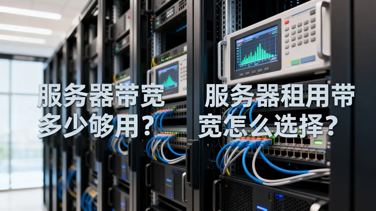 服务器带宽多少够用？服务器租用带宽怎么选择？
