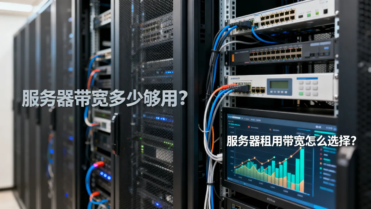 服务器带宽多少够用？服务器租用带宽怎么选择？