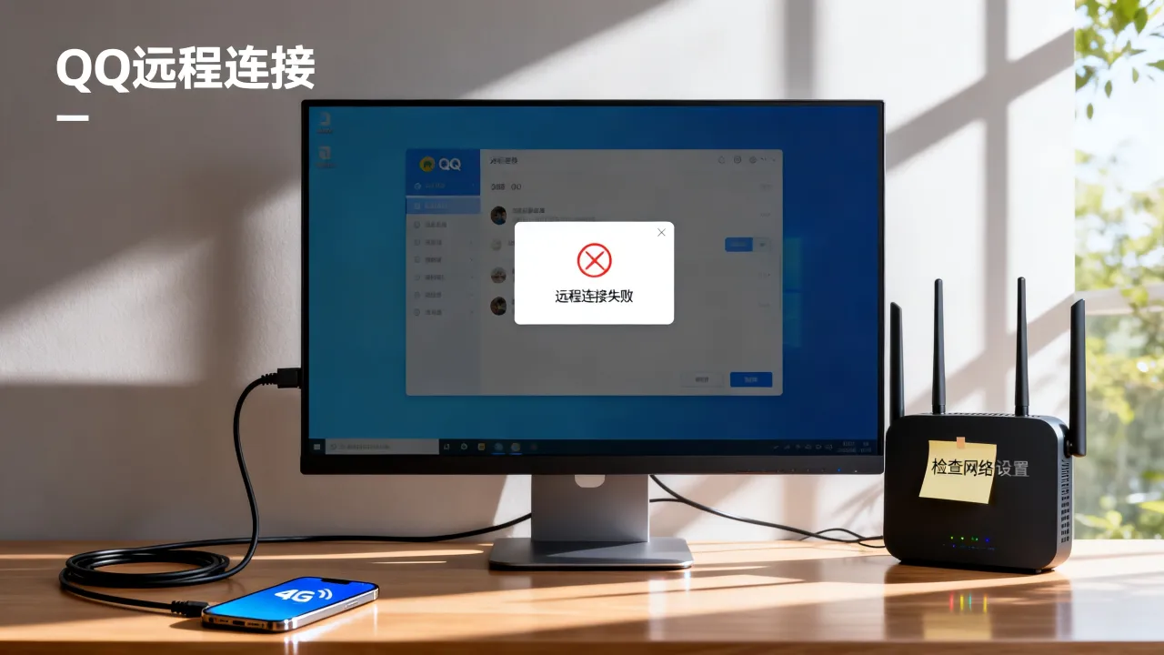 为什么有的QQ不能远程服务器，QQ远程连接失败是什么原因