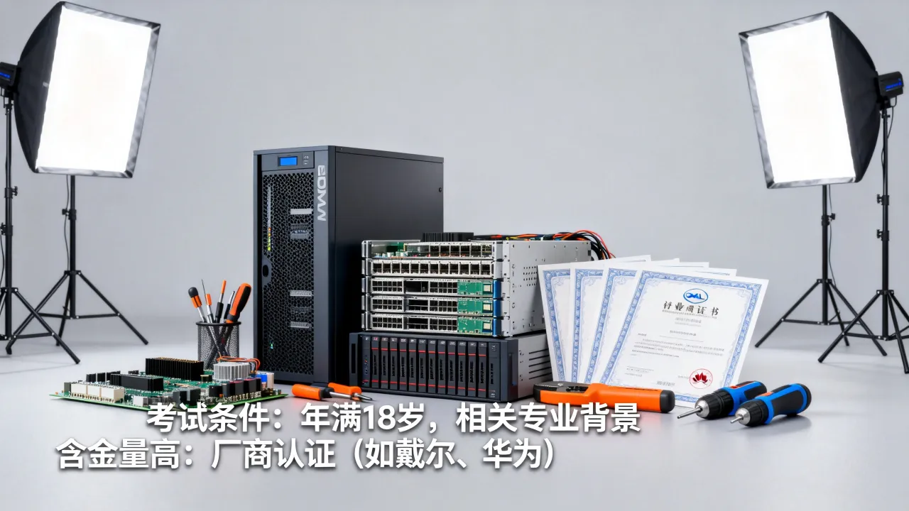 服务器硬件运维证书哪个含金量高？硬件运维证书怎么考需要什么条件