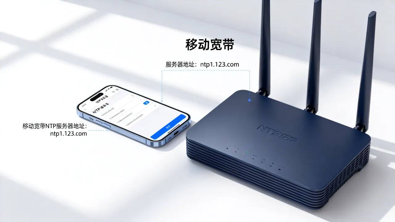 移动宽带NTP服务器地址是多少，怎么设置才准确？