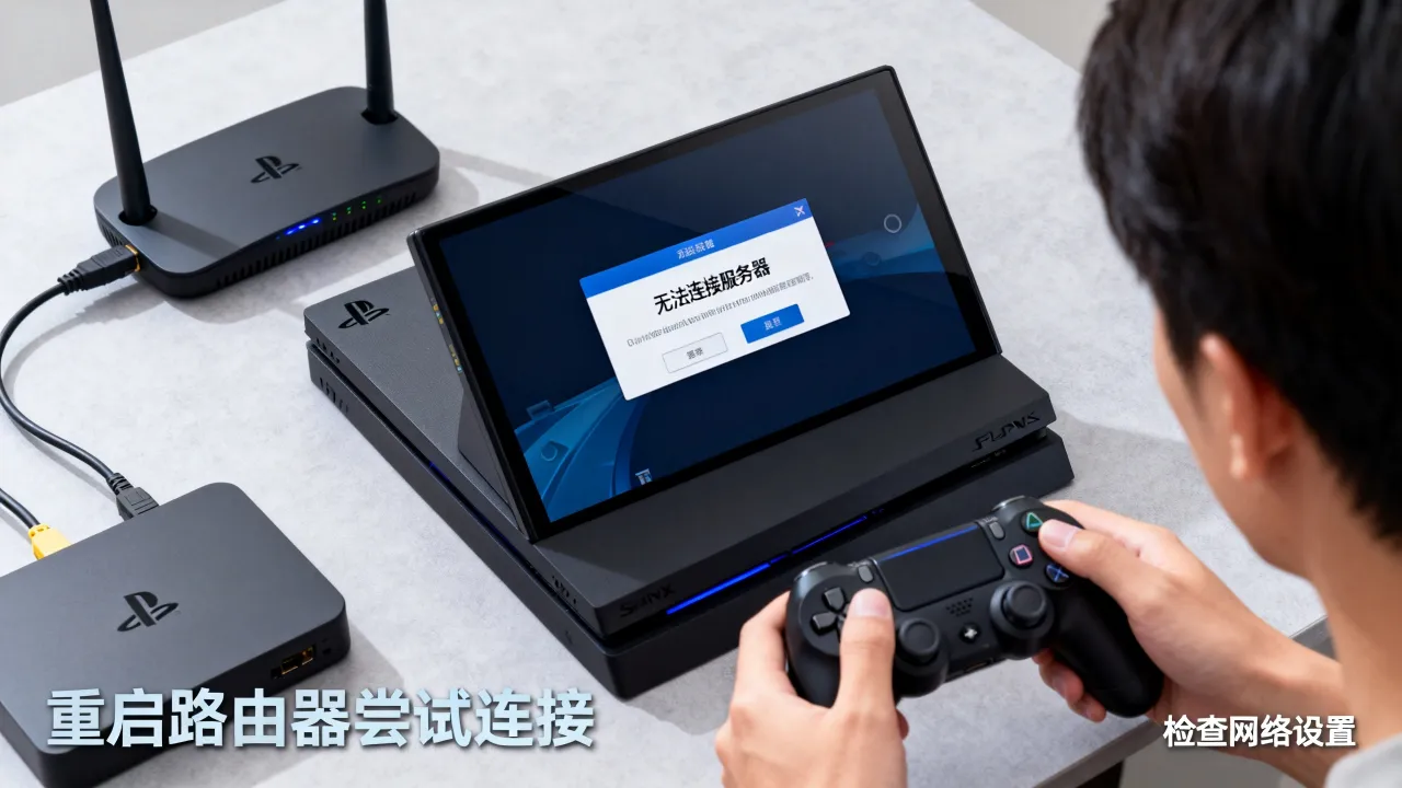 PS4为什么显示无法连接服务器，PS4无法连接服务器怎么解决