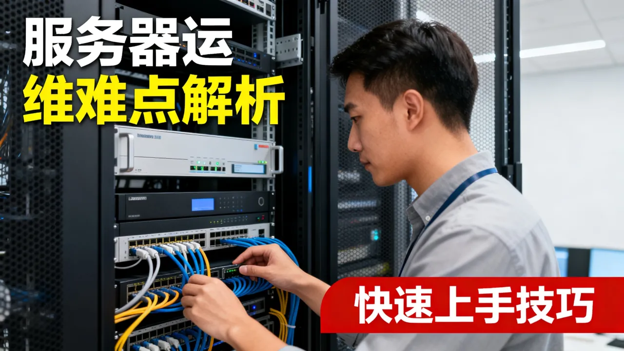 服务器运维太难了怎么办,如何快速上手服务器运维? 服务器运维太难了怎么办,如何快速上手服务器运维?