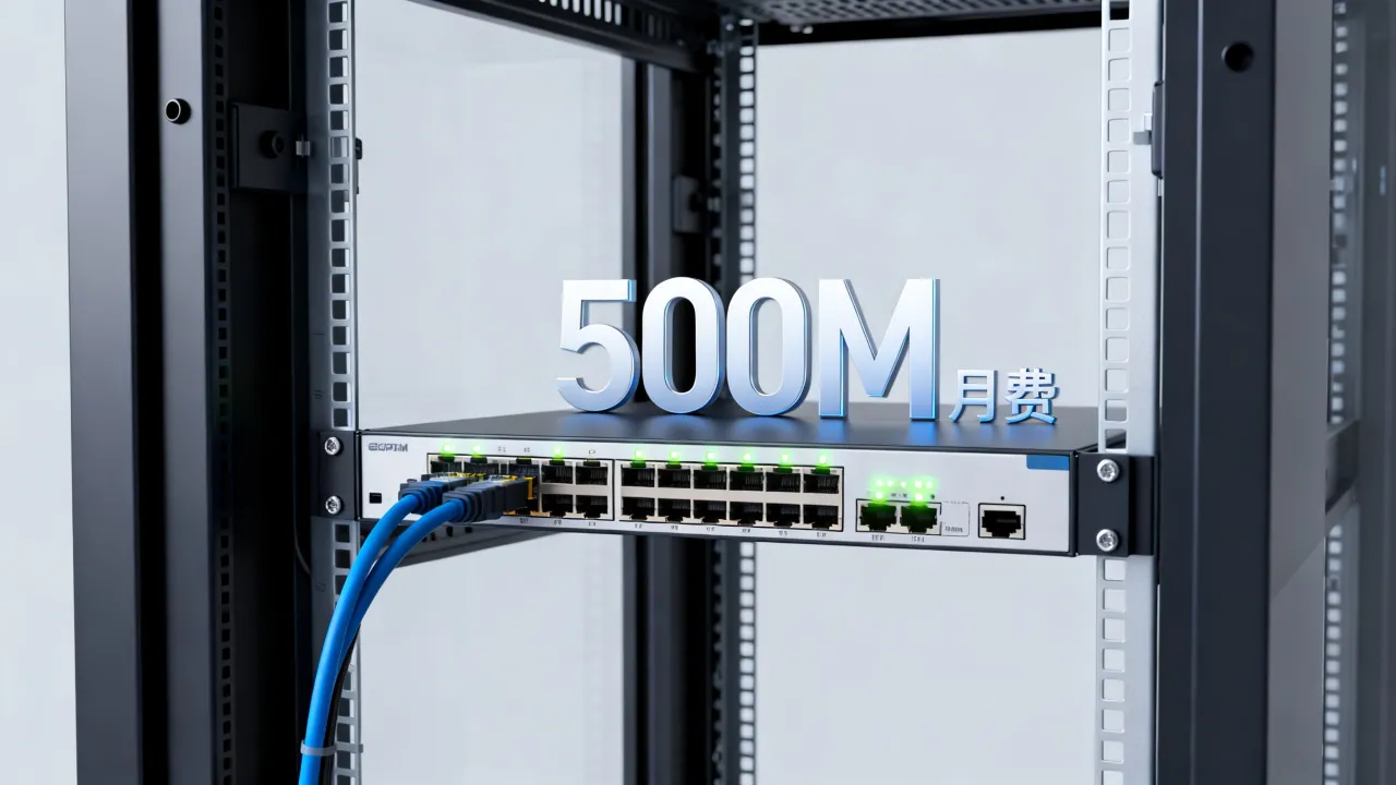 服务器宽带500M够用吗，一个月费用要多少钱？