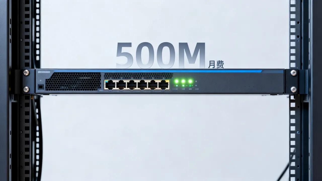 服务器宽带500M够用吗，一个月费用要多少钱？
