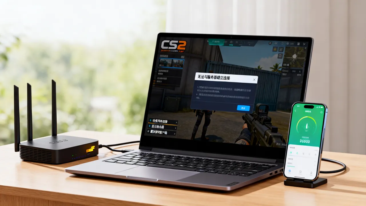 CS2为什么会无法与服务器建立连接，无法连接服务器怎么解决？