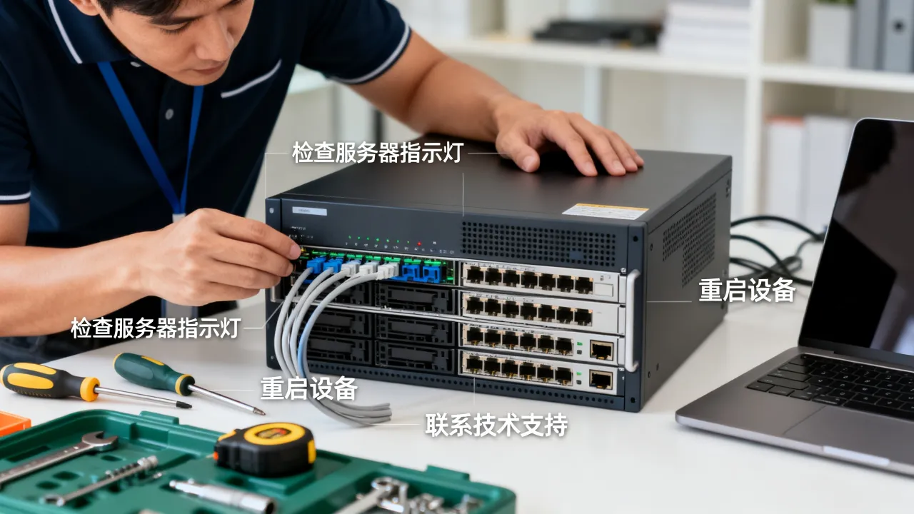 宽带服务器坏了怎么办，宽带服务器故障怎么解决？