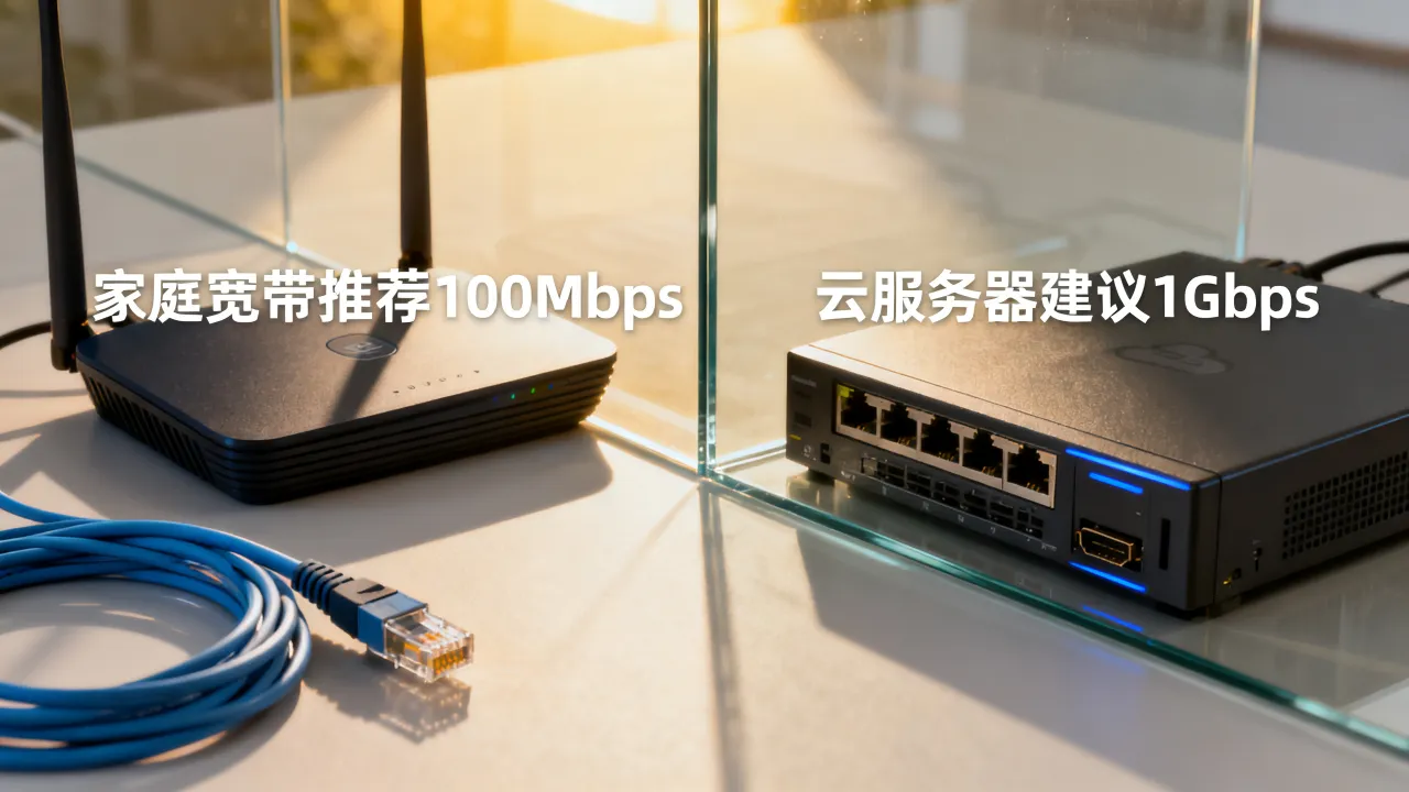 游戏服务器怎么选宽带，家庭宽带和云服务器带宽选多少合适