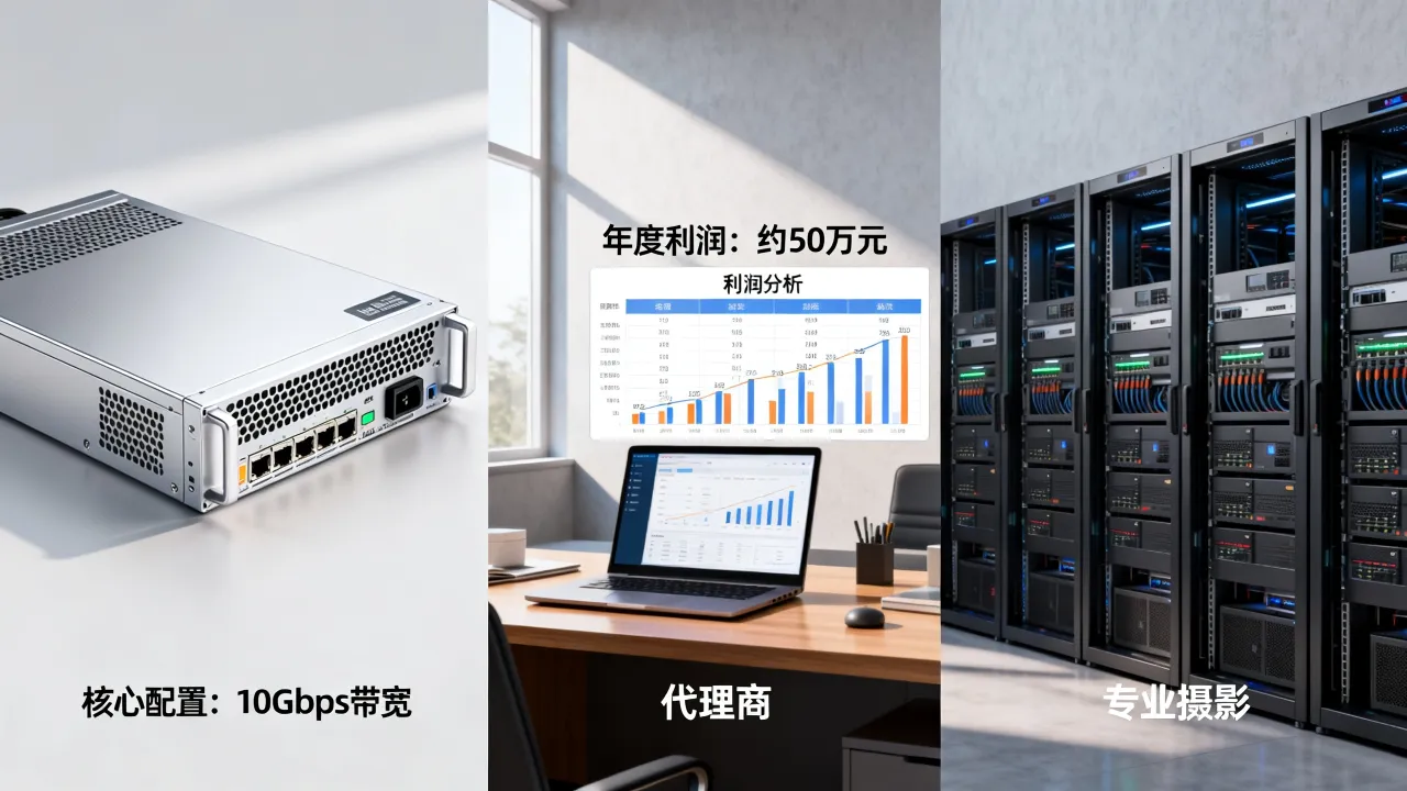 卖宽带服务器赚钱吗，宽带代理商一年利润大概多少