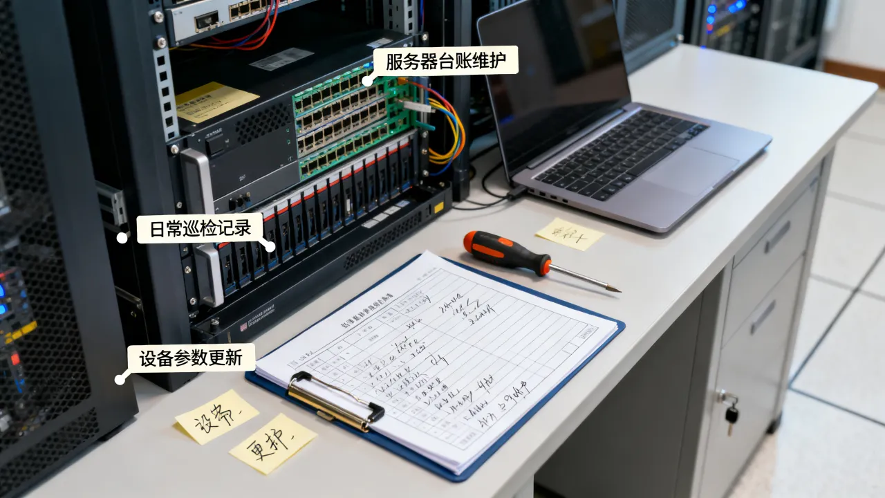 服务器台账怎么维护，运维日常管理的关键步骤有哪些？